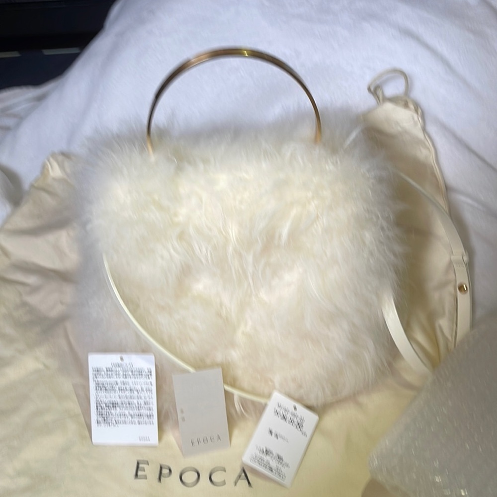 Epoca Fur bag Gold handle